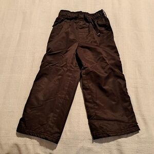 Jumping Beans boys size 3T brown mesh lined wind pants, EUC